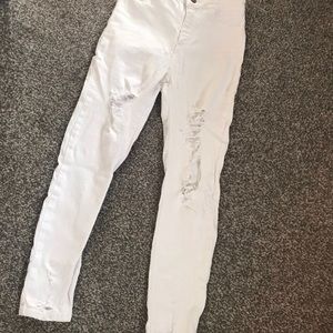White American eagle jeans